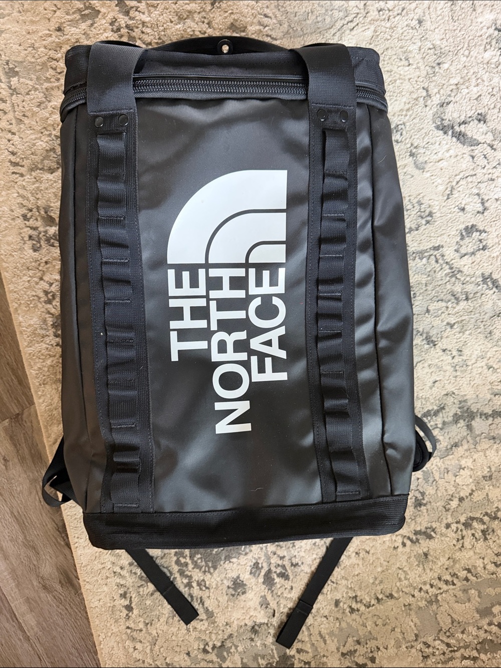 The North Face Black Base camp fuse box Backpack - Durable Men's Everyday Pack